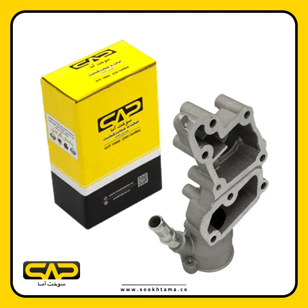 Coolant thermostat housing for Peugeot 206 (TU3)