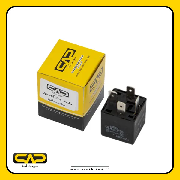 30A Black Relay