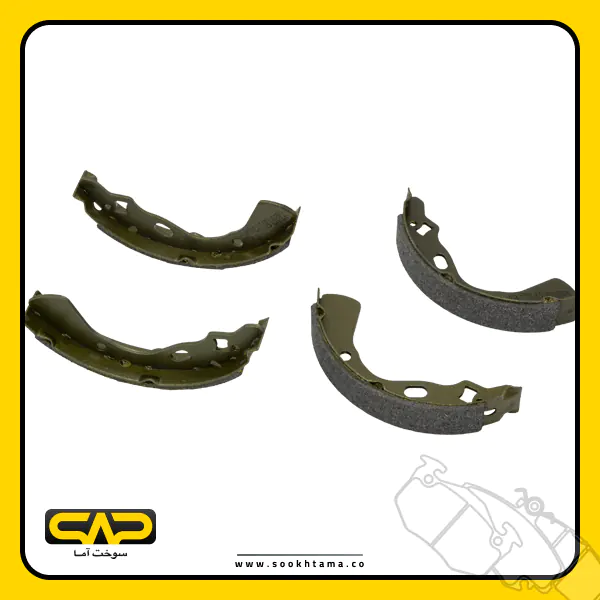 Brake Shoe set for Kia Pride | Sookhtama Brake Shoe Set